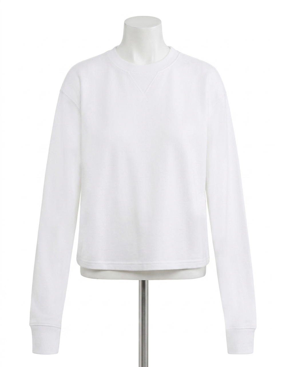 NEW FAVORITE DAUGHTER women's everyday long sleeve cotton tee in white